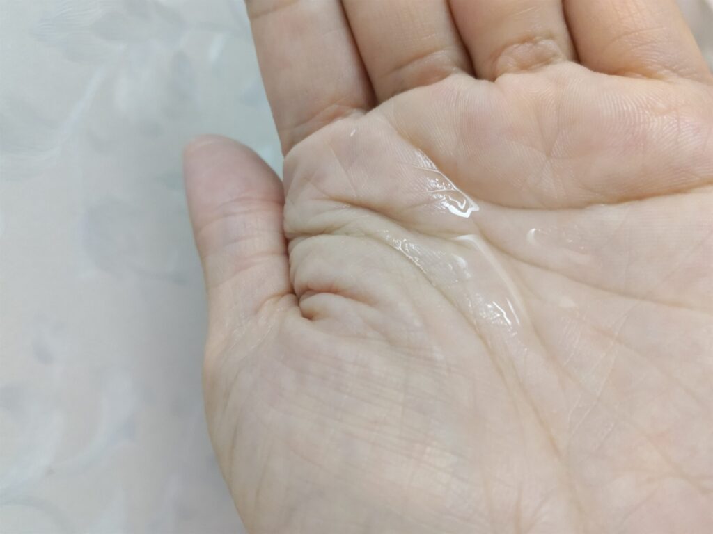 リンクルを手のひらに出したところ